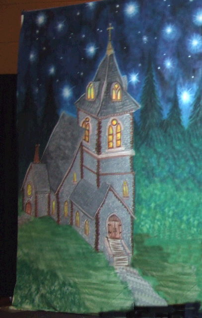 Rental store for BACKDROP WINTER VILLAGE CHURCH in Fort Wayne IN