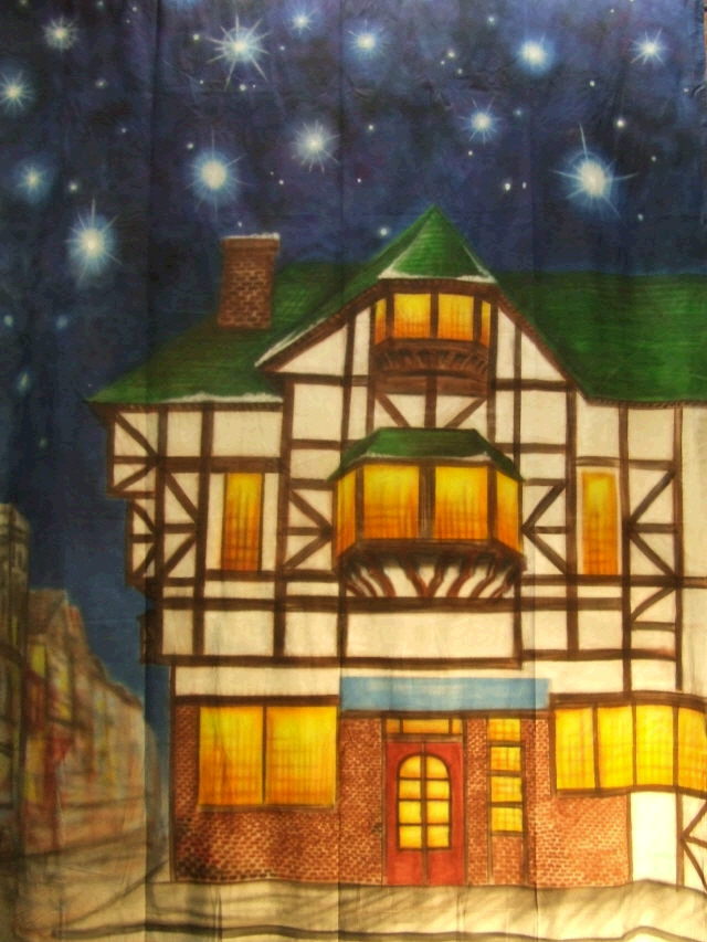 Rental store for BACKDROP WINTER HOUSE BEIGE TUDOR in Fort Wayne IN