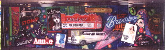 Rental store for BACKDROP BROADWAY 19 w x 9 t in Fort Wayne IN