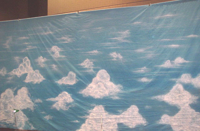 Rental store for BACKDROP SKY w CLOUDS 50 w x 14  TALL in Fort Wayne IN