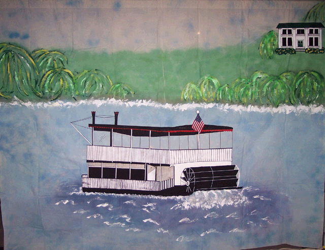 Rental store for BACKDROP RIVERBOAT 10 w x 8 t in Fort Wayne IN