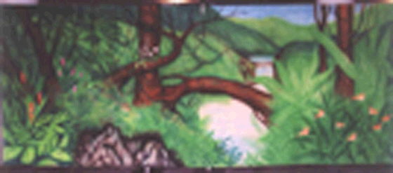 Rental store for BACKDROP JUNGLE GREEN RIGHT 20 w x8 T in Fort Wayne IN