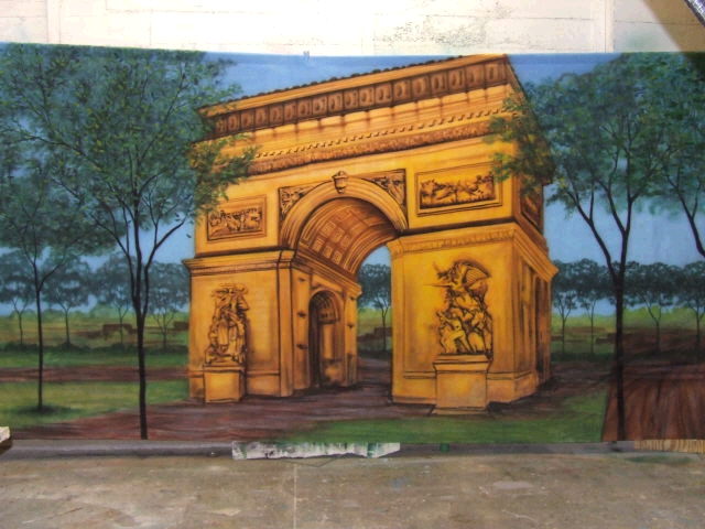 Rental store for BACKDROP ARC DE TRIOMPHE 20 w x 8 t in Fort Wayne IN