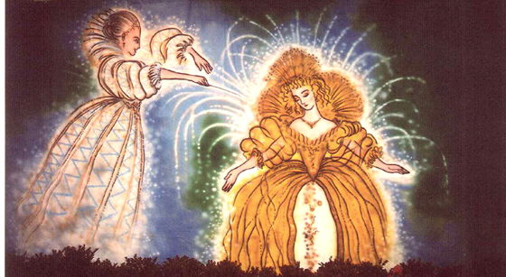 Rental store for BACKDROP CINDERELLA w FAIRY GODMOTHER 9x in Fort Wayne IN