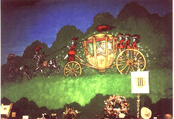 Rental store for BACKDROP CINDERELLA COACH 40 w x 22 t in Fort Wayne IN