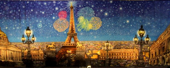 Rental store for BACKDROP EIFFEL TOWER 40 w x 14 t in Fort Wayne IN