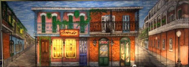 Rental store for BACKDROP FRENCH QUARTER 40 w x 14 t in Fort Wayne IN
