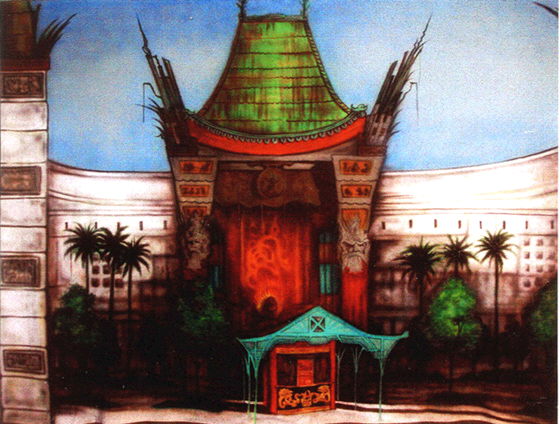 Rental store for BACKDROP CHINESE THEATRE 14 w x 9 t in Fort Wayne IN