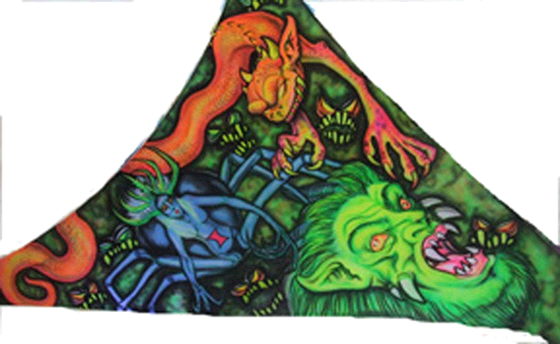 Rental store for BACKDROP GOBLINS SPANDEX 19 x18 x27 in Fort Wayne IN