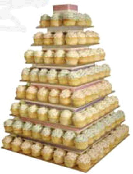 Rental store for CUPCAKE TOWER 9 PC. ACRYLIC in Fort Wayne IN